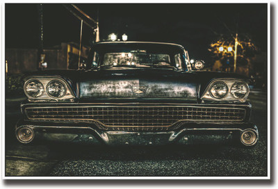 

Amazing Retro Car Fine Art Print(12 inch X 18 inch, Rolled)