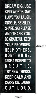 23% OFF on Dream Big Paper Print(25 inch X 9 inch, Rolled)