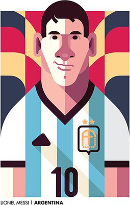 

Lionel Messi Paper Print(18 inch X 12 inch)