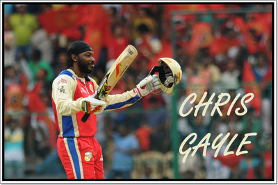 

Posterhouzz Chris Gayle Poster Fine Art Print(12 inch X 18 inch, Rolled)
