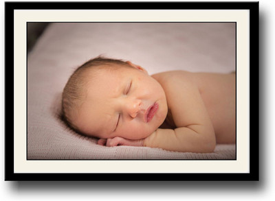 

Sleeping cute baby image Fine Art Print(10 inch X 14 inch, Framed)