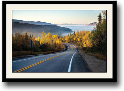 

Beautiful Road in Mountain Fine Art Print(10 inch X 14 inch, Framed)