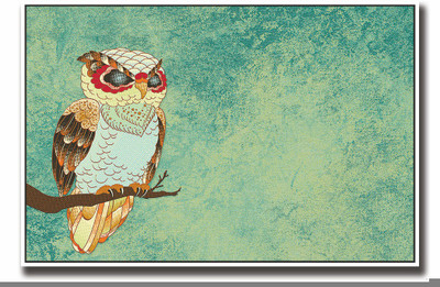 

Posterhouzz Awesome Owl art Fine Art Print(12 inch X 18 inch, Rolled)