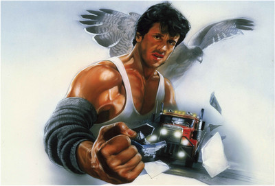 

Sylvester Stallone Drawing Paper Print(13 inch X 19 inch, Rolled)