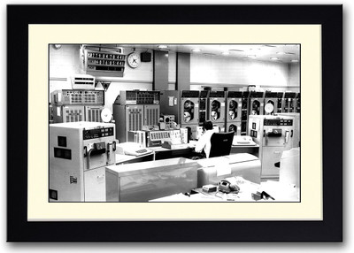 

Old Computer Room Fine Art Print(14 inch X 20 inch, Framed)