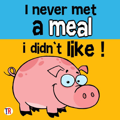 Never Met A Meal Paper Print(12 inch X 12 inch, Rolled)