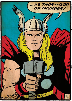 

Thor - Thunder god poster (Officially Licensed) Paper Print(36 inch X 24 inch, Rolled)