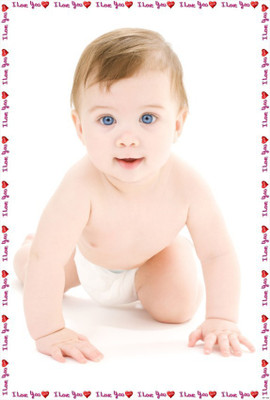 

Blue Eye Baby 5 Poster Paper Print(19 inch X 13 inch, Rolled)