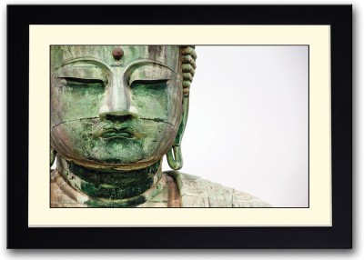 

Cemented Buddha Statue Fine Art Print(14 inch X 20 inch, Framed)