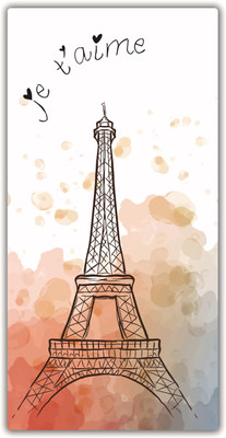 

Paris Je T'Aime Paper Print(24 inch X 12 inch, Hardboard Mounted)