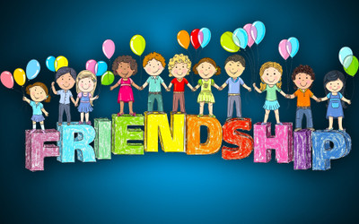 

FRIENDSSHIP HD WALLPAPER POSTER Fine Art Print(19 inch X 13 inch, Rolled)