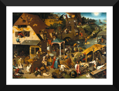 

Tallenge Old Masters Collection - The Blue Cloak by Pieter Bruegel the Elder - Premium Quality A3 Size Framed Poster Paper Print(17 inch X 12 inch, Framed)