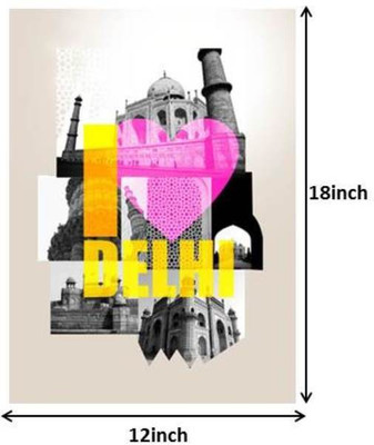 23% OFF on I Love Delhi Paper Print(18 inch X 12 inch, Rolled) 23% OFF on I Love Delhi Paper Print(18 inch X 12 inch, Rolled)