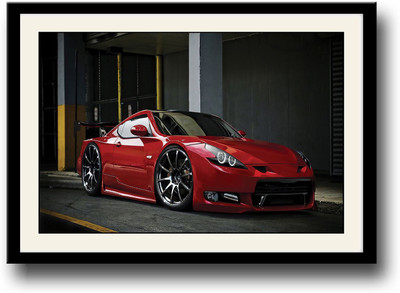 

Red Sports Car AFP0260 Fine Art Print(10 inch X 14 inch, Framed)