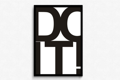 

Posterhouzz Do It! Poster Fine Art Print(18 inch X 12 inch, Rolled)