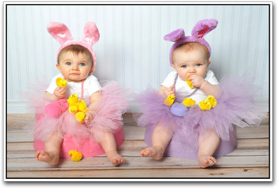 

Two cute baby girls Paper Print(12 inch X 18 inch)