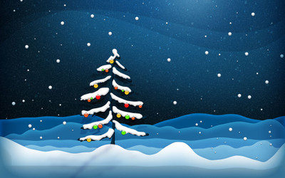 

Tallenge - Christmas Art - Winter WOn Paper Print(16.5 inch X 11.6 inch, Rolled)