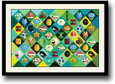 

Video Games Design Fine Art Print(10 inch X 14 inch, Framed)