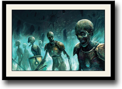 

Zombies Fine Art Print(10 inch X 14 inch, Framed)