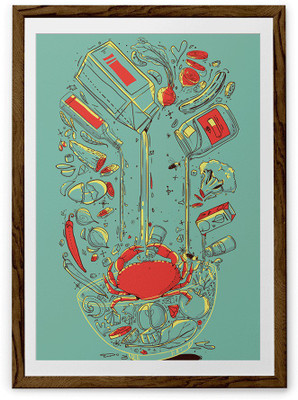 

Salad Fine Art Print(36 inch X 24 inch, Framed)