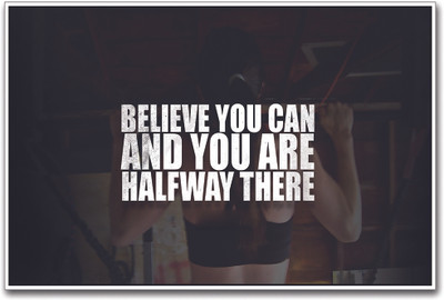 

Believe Inspirational Paper Print(12 inch X 18 inch)