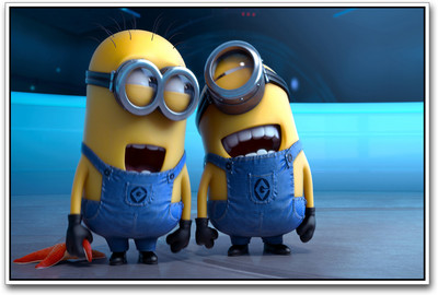 

Minion Characters Paper Print(12 inch X 18 inch)