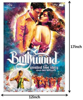 

Bollywood - The Greatest Love Story Ever Told Paper Print(17 inch X 12 inch, Rolled)