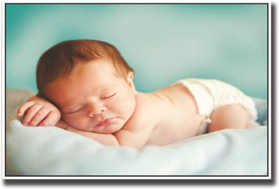 

Baby sleeping APS2120 Fine Art Print(12 inch X 18 inch, Rolled)