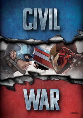 

ORKA Marvel-Captain America Civil War Digital Printed with Laminated Paper Print(18 inch X 12 inch, Rolled)