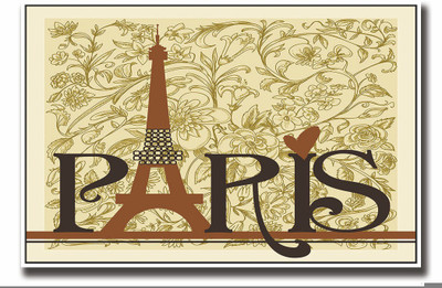 

Posterhouzz Paris tower love Fine Art Print(12 inch X 18 inch, Rolled)