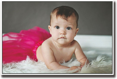 

Baby with pink Fine Art Print(12 inch X 18 inch, Rolled)