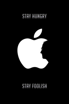 

Posterhouzz- Steve Jobs - Stay Hungry Stay Foolish Fine Art Print(18 inch X 12 inch, Rolled)