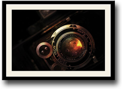 

Lens of a Vintage camera Fine Art Print(10 inch X 14 inch, Framed)