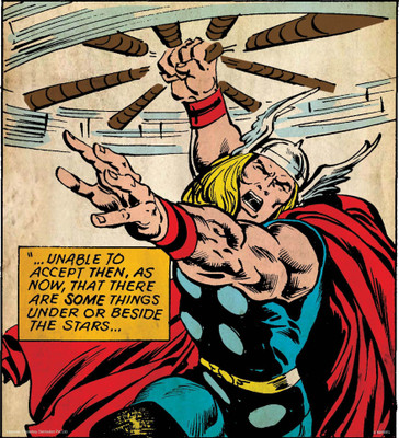 

Action Thor poster (Officially Licensed) Paper Print(18 inch X 12 inch, Rolled)