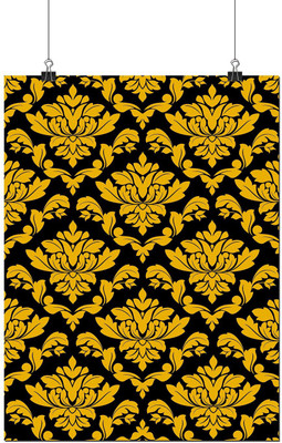 

Royal Golden Pattern A3 Poster by Heartzy Paper Print(18 inch X 12 inch, Rolled)
