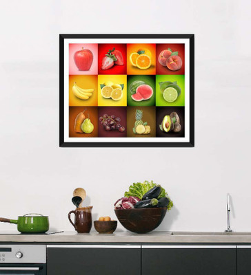 

Tallenge Art For Kitchen - Freshness Of Life - Framed Art Print On Photographic Paper(24 inch X 18 inch, Framed)
