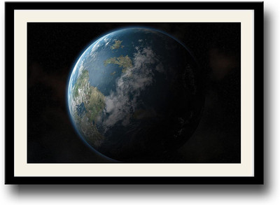 

Earth planet Fine Art Print(10 inch X 14 inch, Framed)