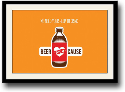 

Funny beer quotes Fine Art Print(10 inch X 14 inch, Framed)