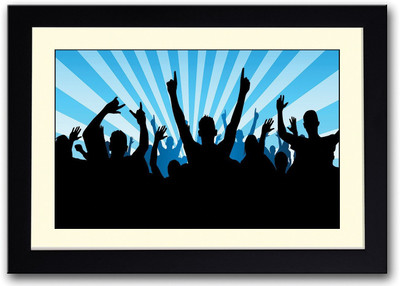 

Enjoying The Music Fine Art Print(14 inch X 20 inch, Framed)