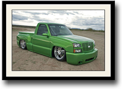 

Green Car Fine Art Print(10 inch X 14 inch, Framed)
