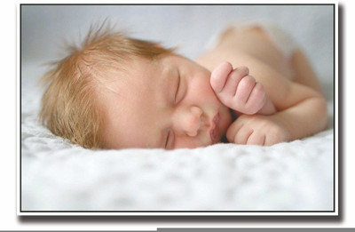 

Posterhouzz Baby with brown hair Fine Art Print(12 inch X 18 inch, Rolled)