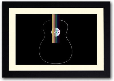 

Music Guitar Afp1741 Fine Art Print(14 inch X 20 inch, Framed)