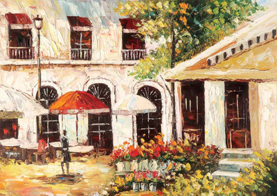 44% OFF on Painted House Paper Print(24 inch X 17 inch, Rolled)