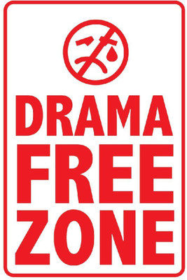 

Posterhouzz Drama Free Zone Fine Art Print(18 inch X 12 inch, Rolled)