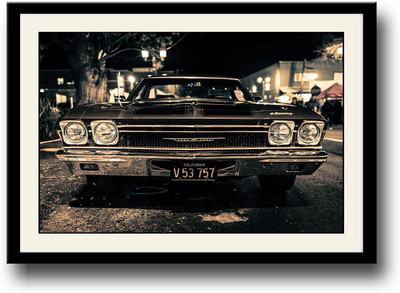 

Grey Vintage Car Fine Art Print(10 inch X 14 inch, Framed)