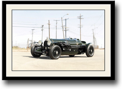 

Green vintage car AFP1089 Fine Art Print(10 inch X 14 inch, Framed)