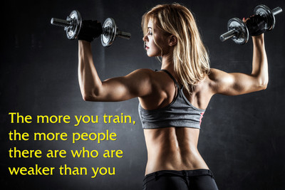 Oshi - Gym Motivational Quote (29) Paper Print(12 inch X 18 inch, Rolled)