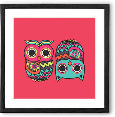 

Owl Fine Art Print(24 inch X 24 inch, Framed)