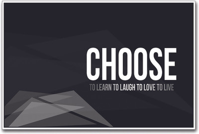 

Choose to Learn Paper Print(12 inch X 18 inch)