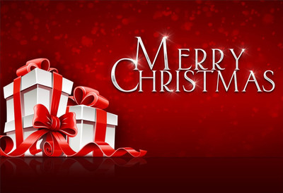 

Merry Christmas Poster (Non Tearable Synthetic Material) Fine Art Print(13 inch X 19 inch)